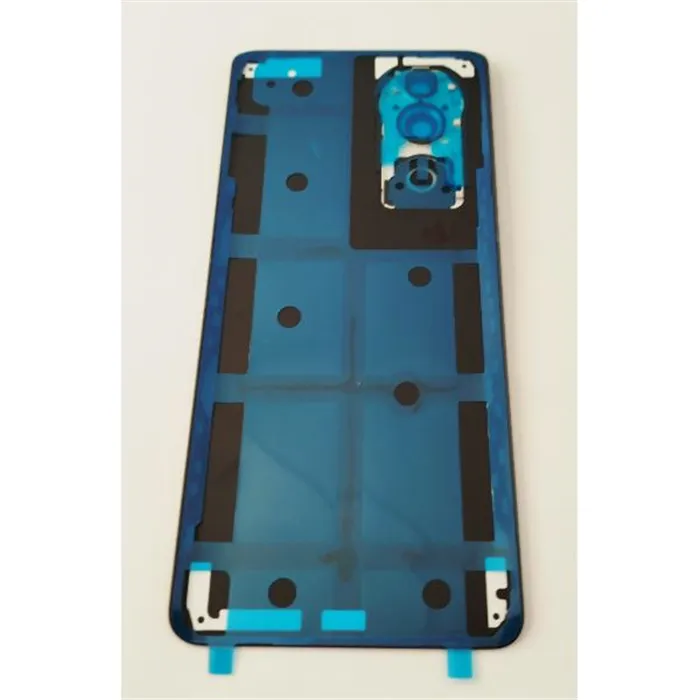 Tapa trasera o tapa bateria gris para Vivo V40 5G con cristal de camara