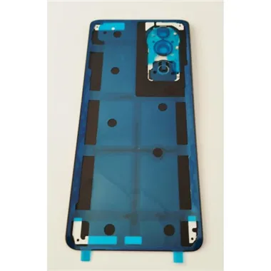 Tapa trasera o tapa bateria gris para Vivo V40 5G con cristal de camara