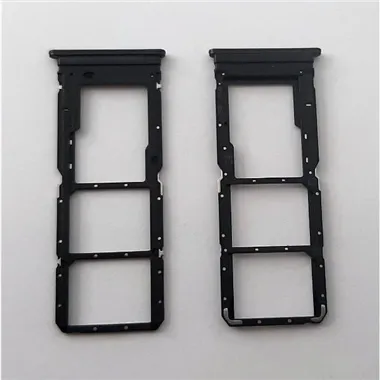 Soporte o bandeja dual sim negra para Vivo Y01 calidad premium