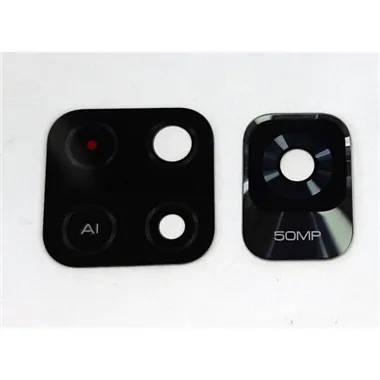 set 2 lente camara negra 50mp para Xiaomi Redmi Note 11S 5G calidad premium