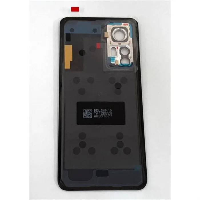 Tapa trasera o tapa bateria negra para Xiaomi 12 5G mas cubierta camara