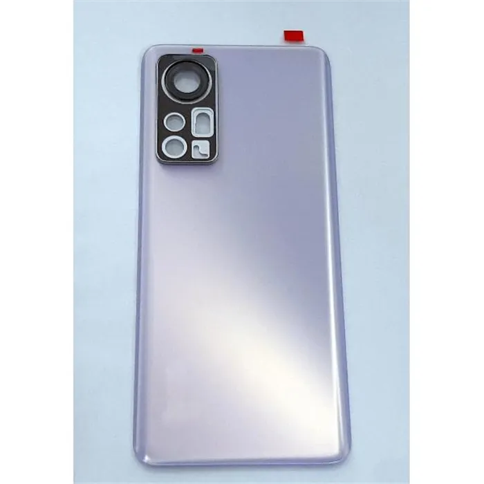 Tapa trasera o tapa bateria purpura para Xiaomi 12 5G mas cubierta camara