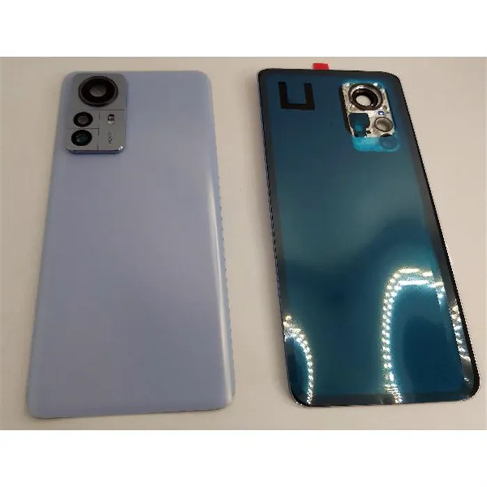 Tapa trasera o tapa bateria azul para Xiaomi 12 Pro mas cubierta camara CSL