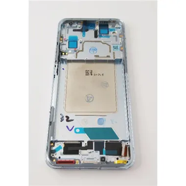 Pantalla lcd para Xiaomi 13 mas tactil negro mas marco azul compatible
