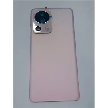 Tapa trasera o tapa bateria rosa para Xiaomi 13 Lite mas cubierta camara