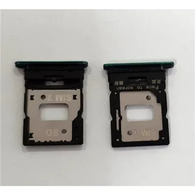 Soporte o bandeja dual sim verde para Xiaomi MI 11 Lite calidad premium