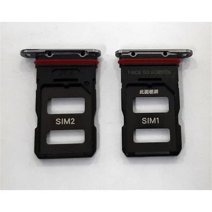 Soporte o bandeja dual sim negra para Xiaomi Mi 11 Ultra calidad premium