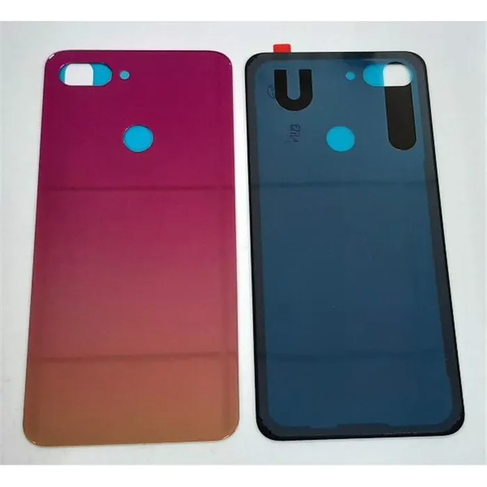 Tapa trasera o tapa bateria dorada para Xiaomi MI 8 Lite CSL