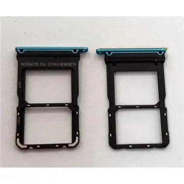 Soporte o bandeja dual sim azul para Xiaomi Mi 10S calidad premium