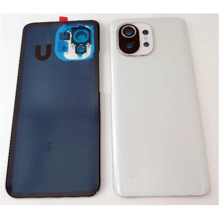 Tapa trasera o tapa bateria blanca para Xiaomi Mi 11 mas lente de camara