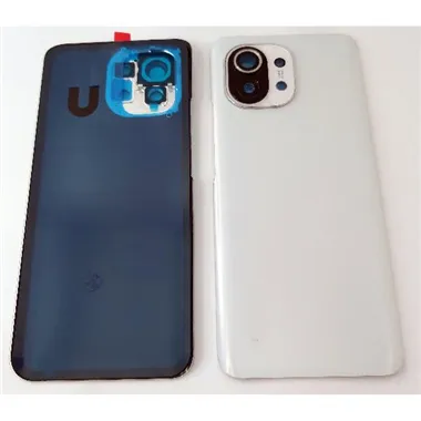 Tapa trasera o tapa bateria blanca para Xiaomi Mi 11 mas lente de camara