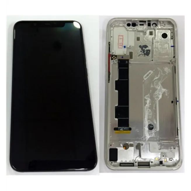 Xiaomi Mi 8 pantalla lcd + tactil negro + marco plata premium