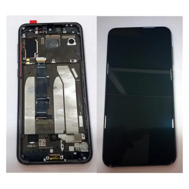 Xiaomi Mi 9 SE MI9 SE pantalla lcd + tactil negro + marco gris negro Premium