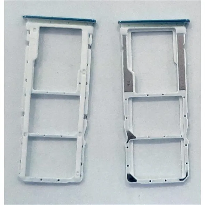 Soporte o bandeja dual sim azul para Xiaomi Mi Note 10 Pro calidad premium