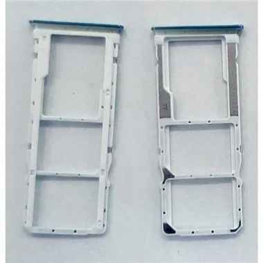 Soporte o bandeja dual sim azul para Xiaomi Mi Note 10 Pro calidad premium