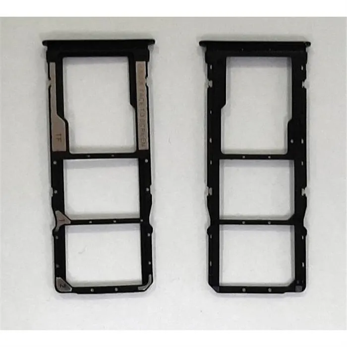 Soporte o bandeja dual sim negra para Xiaomi Mi Note 10 Pro calidad premium