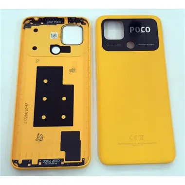 Tapa trasera o tapa bateria amarilla para Xiaomi Poco C40