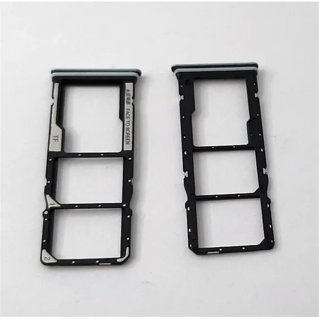 Soporte o bandeja dual sim azul para Xiaomi Poco C65 calidad premium
