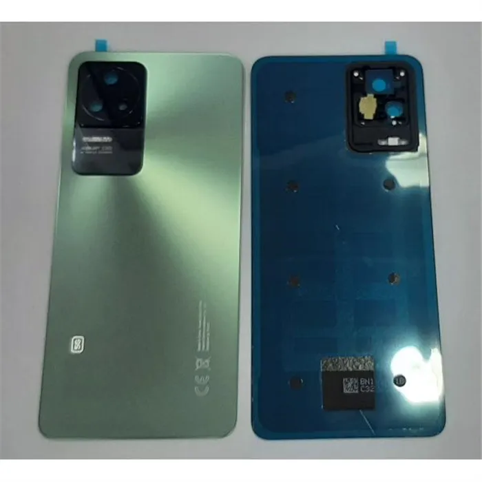Tapa trasera o tapa bateria verde para Xiaomi Poco F4 mas cubierta camara
