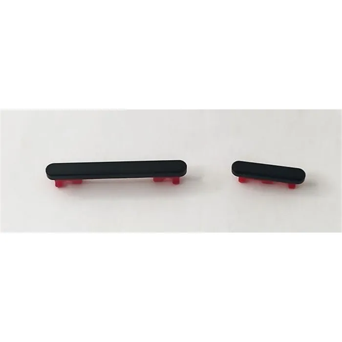 Set de 2 botones laterales negros para Xiaomi Poco F6 Pro 5G calidad premium