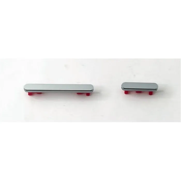 Set de 2 botones laterales blancos para Xiaomi Poco F6 Pro 5G calidad premium