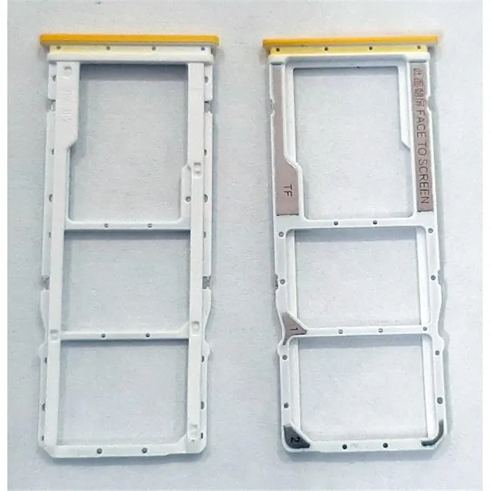 Soporte o bandeja sim amarillo para Xiaomi Poco M3 calidad premium