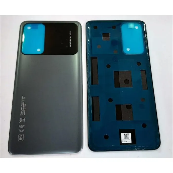 Tapa trasera o tapa bateria gris para Xiaomi Poco M4 Pro 5G