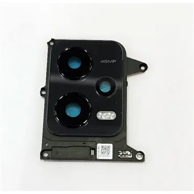 Cristal de camara para Poco X5 5G con marco negro calidad premium