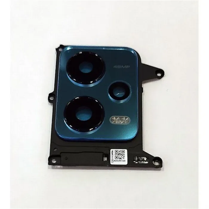 Cristal de camara para Poco X5 5G mas marco azul calidad premium