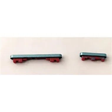 Set de 2 botones laterales azules para Xaomi Poco X6 5G calidad premium