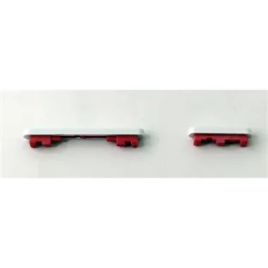 Set de 2 botones laterales blancos para Xiaomi Poco X6 5G calidad premium