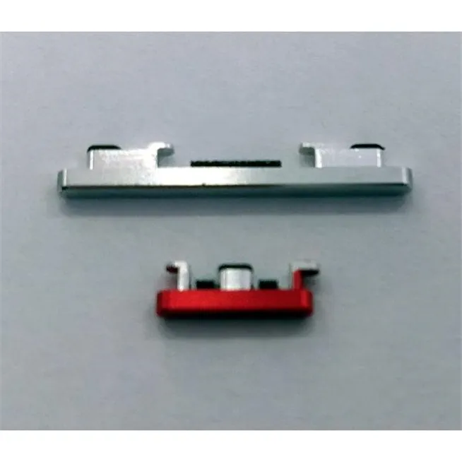 Set 2 botones platas para Xiaomi Pocophone F2 Pro Redmi K30 Pro calidad premium