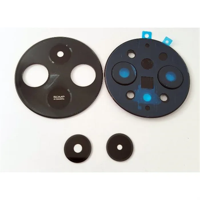 Cristal de camara con marco negro para Xiaomi Redmi 14C calidad premium