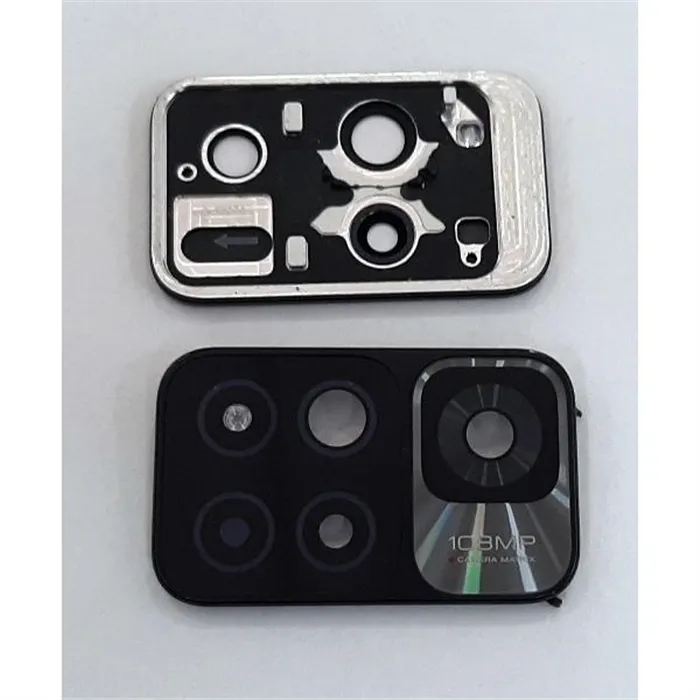 Cubierta camara negra para Xiaomi Redmi Note 11 Pro Plus 5G calidad premium
