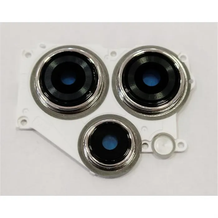 Cristal de camara para Xiaomi Redmi 12 5G con marco blanco calidad premium