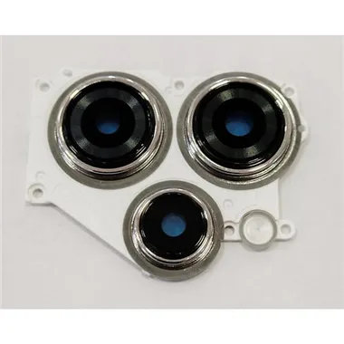 Cristal de camara para Xiaomi Redmi 12 5G con marco blanco calidad premium