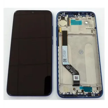 Xiaomi Redmi Note 7 pantalla lcd + tactil negro + marco azul premium