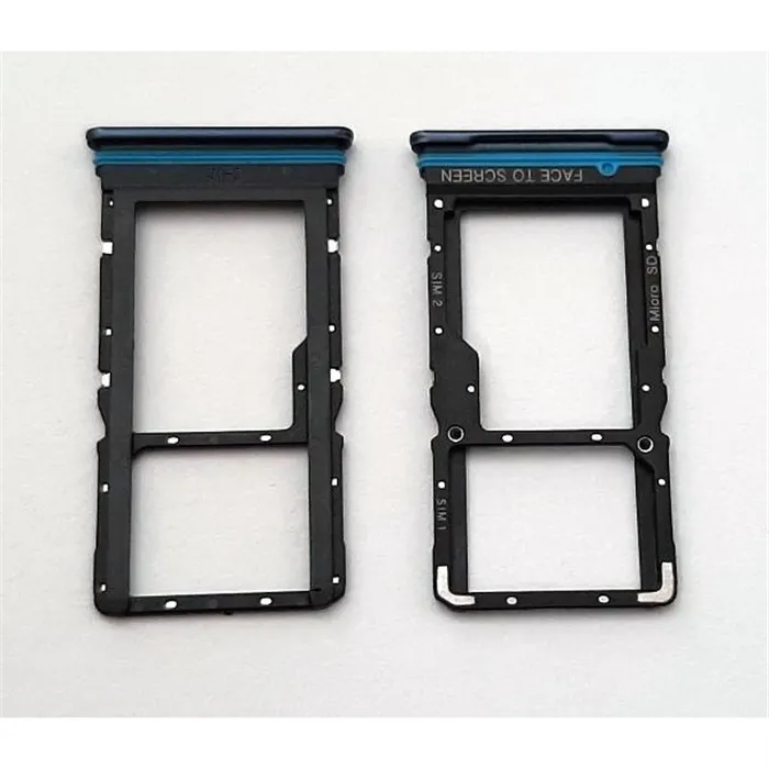 Soporte o bandeja sim negra para Xiaomi Redmi Note 9 5G calidad premium