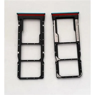Soporte o bandeja dual sim verde para Xiaomi Redmi Note 9T calidad premium
