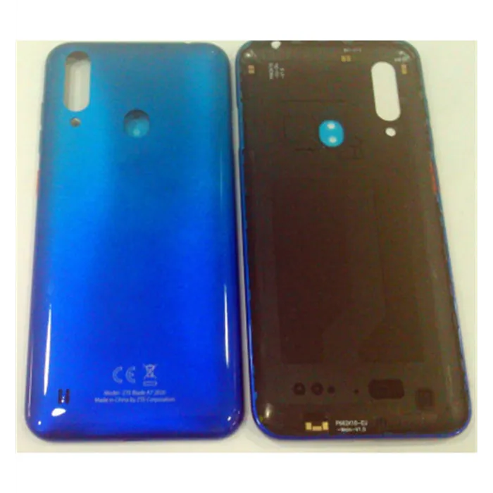 Tapa trasera o tapa bateria azul con lector huella para ZTE Blade A7 2020