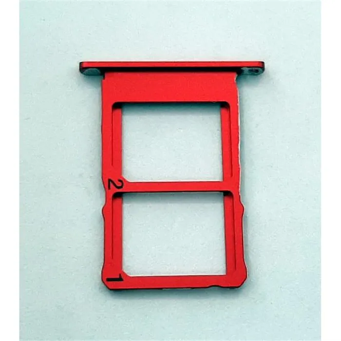 Soporte o bandeja sim roja para ZTE Nubia Red Magic 3 NX629J calidad premium