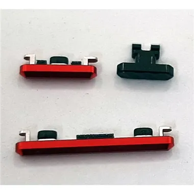 Set 3 botones negro/rojo para ZTE Nubia Red Magic 5S calidad premium
