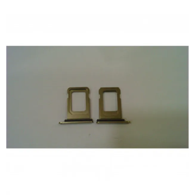 Soporte o bandeja SIM dorado para IPhone 11 Pro Max A2161 A2218 