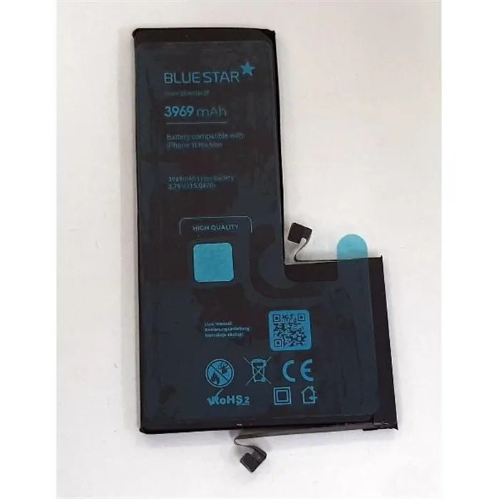 Bateria para IPhone 11 Pro Max A2161 A2218 A2220 3969mAh Blue Star