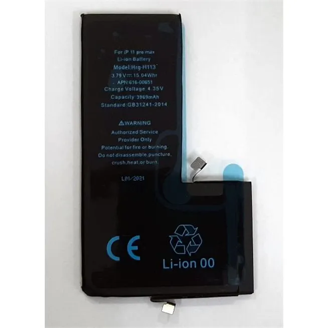 Bateria para IPhone 11 Pro Max A2161 A2218 A2220 APN 616-00651