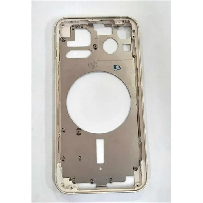 Carcasa central o marco plata para IPhone 13 calidad premium