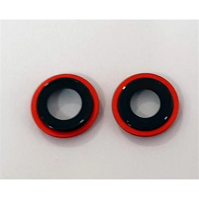 Set 2 cubiertas camara rojas para IPhone 13 IPhone 13 Mini calidad premium