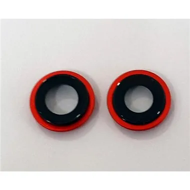Set 2 cubiertas camara rojas para IPhone 13 IPhone 13 Mini calidad premium