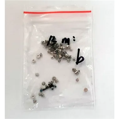 Set tornillos negros para IPhone 13 Mini calidad premium
