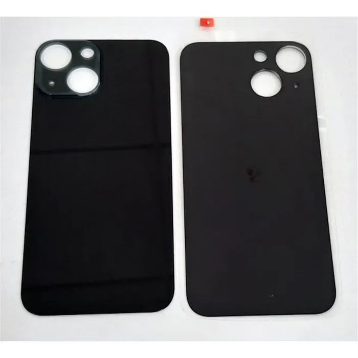 Tapa trasera o tapa bateria negra facil instalacion para IPhone 13 Mini